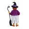 December Diamonds 7.5 Inch Endora Halloween Tree Ornament , Spider Spells Broom